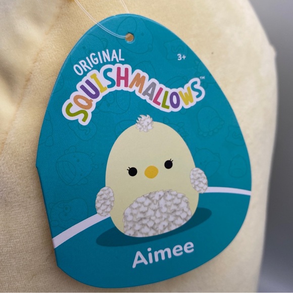 Squishmallows Amiee The Chick Fuzzy Belly/Wings Easter2023 Soft Plush Pillow Toy - Picture 4 of 9